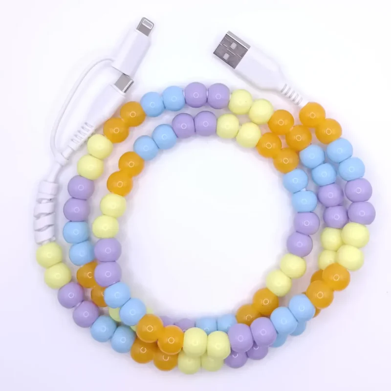 Cavo USB-C con Perle Colorate per iPhone e Android