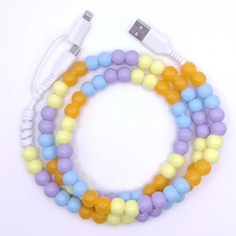 Cavo USB colorato mix colori blu arancio giallo viola