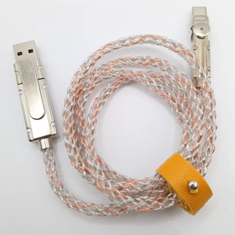Cavo luminoso gaming per cellulare con connettore rotante USB